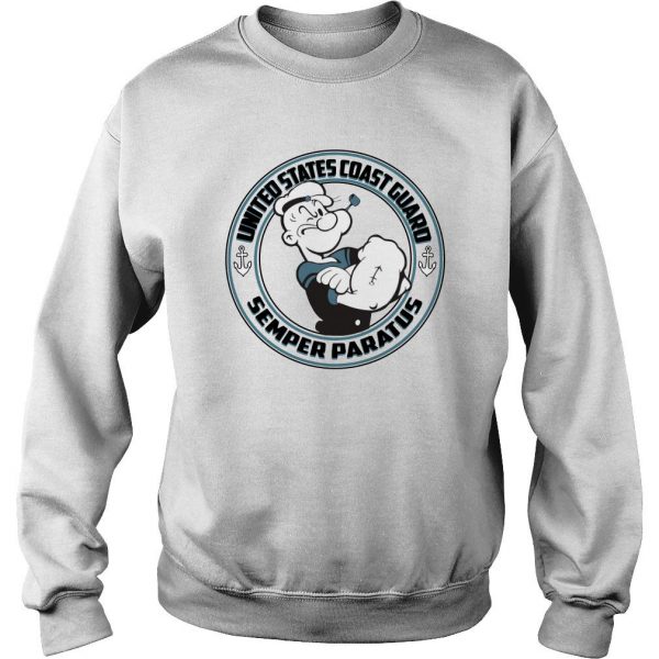 Popeye United States Coast Guard Semper Paratus Sweatshirt SN