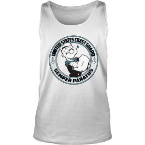 Popeye United States Coast Guard Semper Paratus Tank Top SN