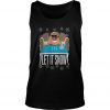 Pug Dog Walmart Cocaine Santa Let It Snow Tank Top SN