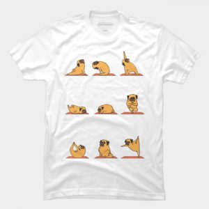 Pug Yoga T Shirt SN