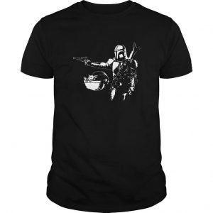 Pulp Mando The Mandalorian Yoda Baby T shirt SN