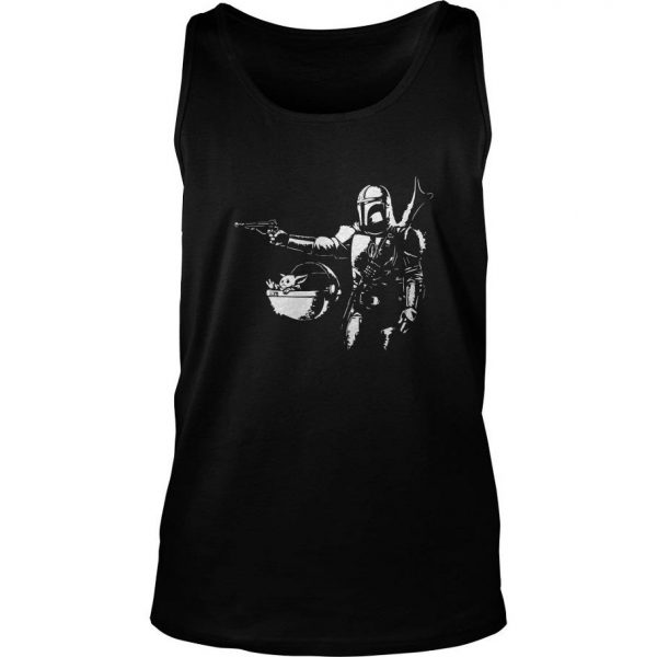 Pulp Mando The Mandalorian Yoda Baby Tank Top SN