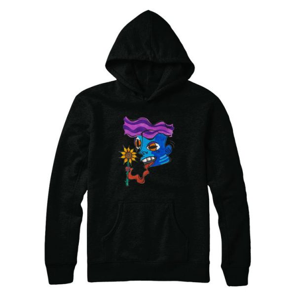 RIFRUFF ART SUNFLOWER GRAPHIC HOODIE SN