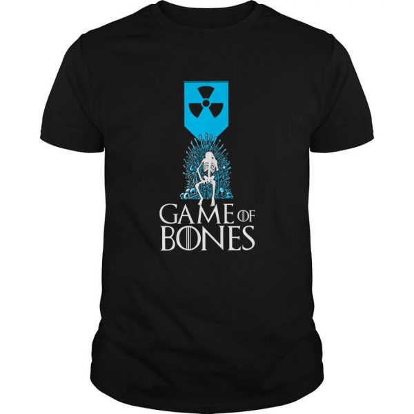 Radioactive Symbol Skeleton Game Of Bones T Shirt SN