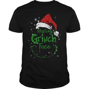 Resting Grinch face T shirt SN