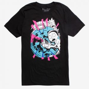 Rick And Morty Turquoise T-Shirt SN