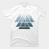 Sacred Geometry Triangles - Misty Forest T Shirt