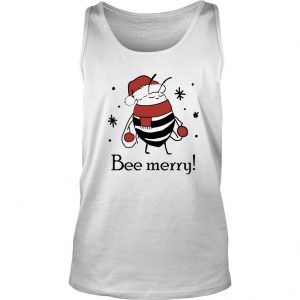 Santa Bee Bee Merry Christmas Tank Top SN