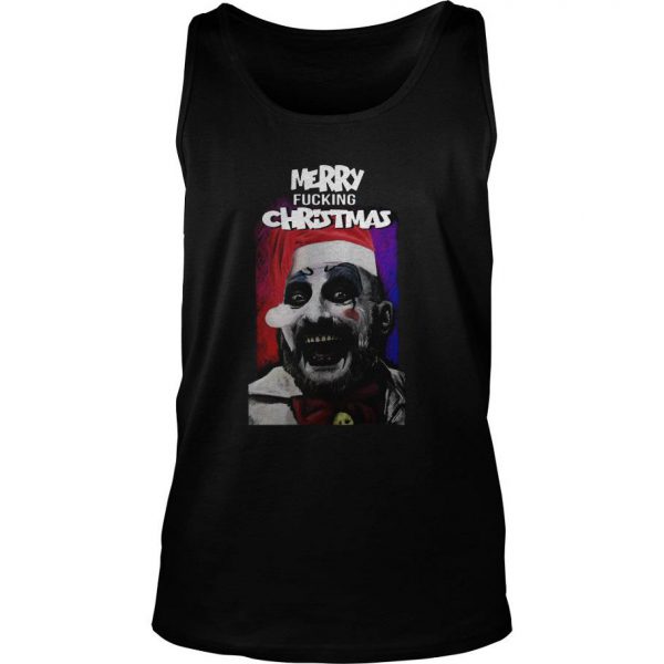 Santa Captain Spaulding Merry Fucking Christmas Tank Top SN