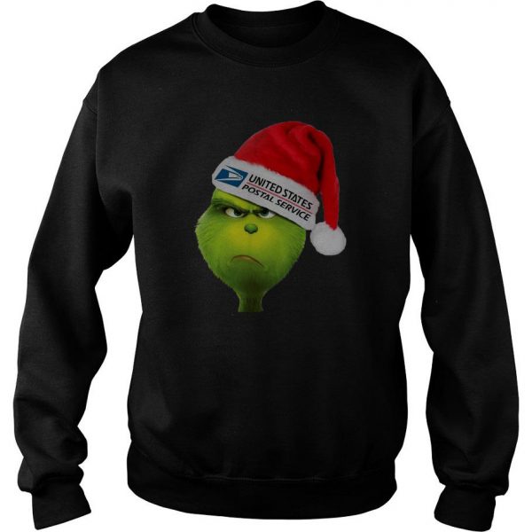 Santa Grinch United States Postal Service Sweatshirt SN