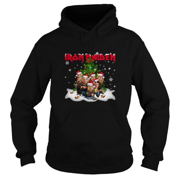 Santa Iron Maiden Band Christmas Hoodie SN