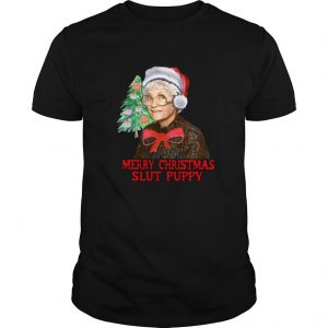 Santa Sophia Petrillo Merry Christmas Slut Puppy T Shirt SN