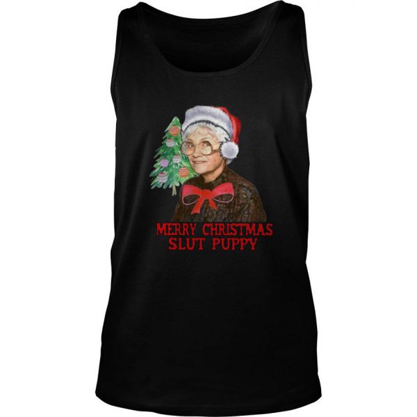 Santa Sophia Petrillo Merry Christmas Slut Puppy Tank Top SN