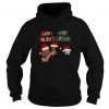 Santa Woman Yelling At Cat Meme Happy Holidays Merry Christmas Hoodie SN