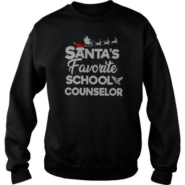 Santa’s Favorite School Counselor Sweatshirt SN