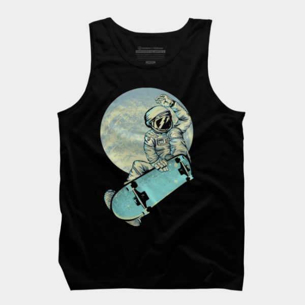 SpaceBoarding (skateboard) Tank Top SN