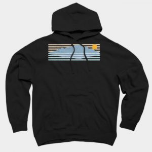 Summer sunset lines Hoodie SN