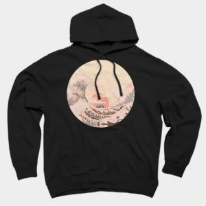 The great wave off kanagawa at sunrise Hoodie SN