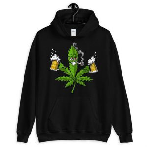 Weed Leaf Beer Hoodie SN