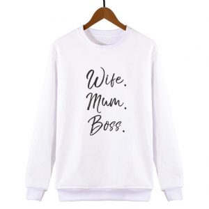 Wife Mum Boss Sweatshirt SN