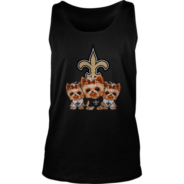 Yorkshire Terrier New Orleans Saints Tank Top SN