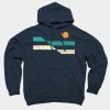 abstract beach sunset Hoodie SN