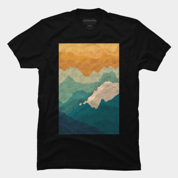 abstract landscape T Shirt SN