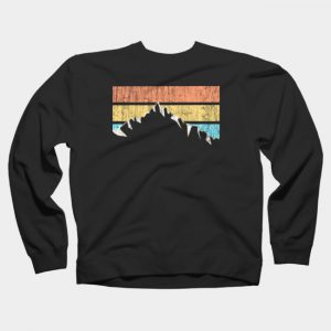 abstract mountain dawn Sweatshirt SN