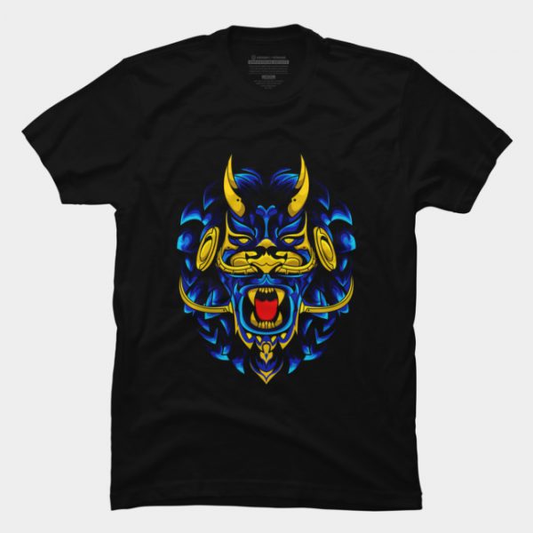 lion rampaging T Shirt SN