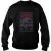 shark jaws ugly christmas sweatshirt SN