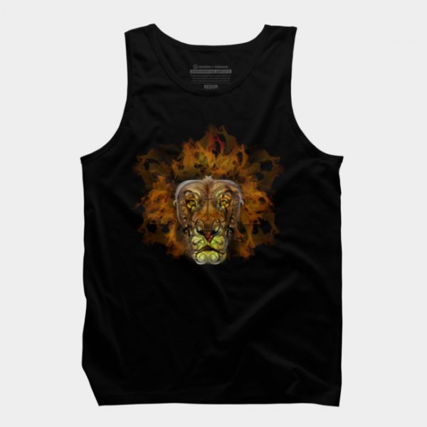 tribal lion Tank Top SN