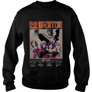 50 Years Of Led Zeppelin Signatures Sweatshirt SN