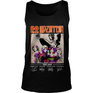 50 Years Of Led Zeppelin Signatures Tank Top SN