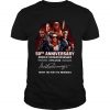 50th Anniversary Arnold Schwarzenegger Thank You For The Memories Signature T Shirt SN
