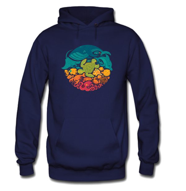 Aquatic Rainbow Hoodie SN