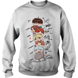 BTS chibi signatures Sweatshirt SN