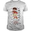 BTS chibi signatures T shirt SN