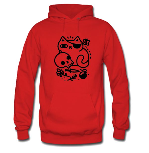 Badass Cat Hoodie SN