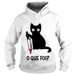 Black Cat Michael Myers O Que Foi Hoodie SN