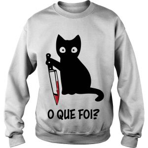 Black Cat Michael Myers O Que Foi Sweatshirt SN