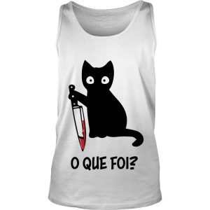 Black Cat Michael Myers O Que Foi Tank Top SN