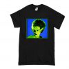 Blue and Green Bride of Frankenstein Pop Art T Shirt SN