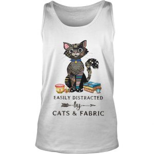 Easily Distracted By Cats And Fabric Tank Top SN