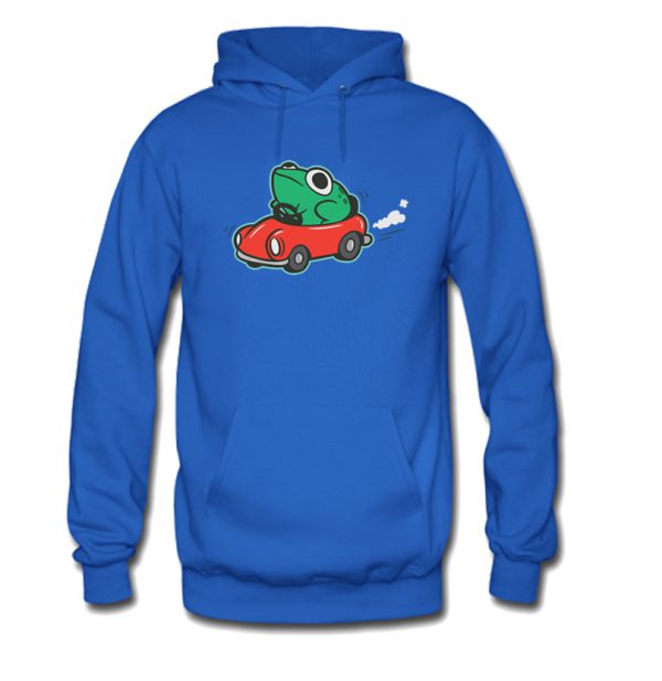 Frog Riding in a Car Hoodie SN