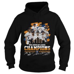 Houston Astros City 2019 American League Champions Signatures Hoodie SN