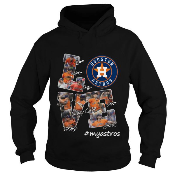 Houston Astros Love ‘myastros Signatures Hoodie SN