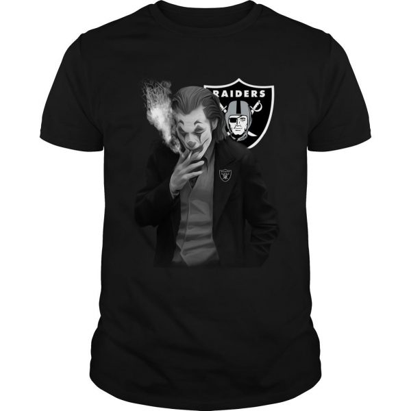 Joker Ha Ha Ha Oakland Raiders T Shirt SN