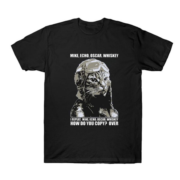 Mike Echo Oscar Whiskey M E O W T-Shirt SN