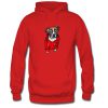 Red Hoodie Boxer Dog Hoodie SN