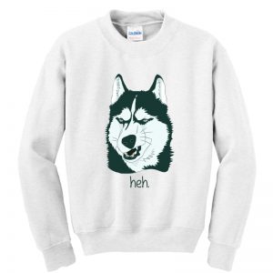 Smug Cheeky Siberian Husky Sweatshirt SN